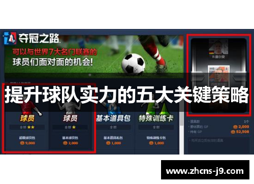 提升球队实力的五大关键策略